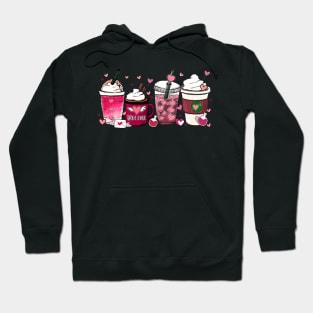 Cute Valentines Day Shirt Valentine Coffee Lover Women Girl Hoodie